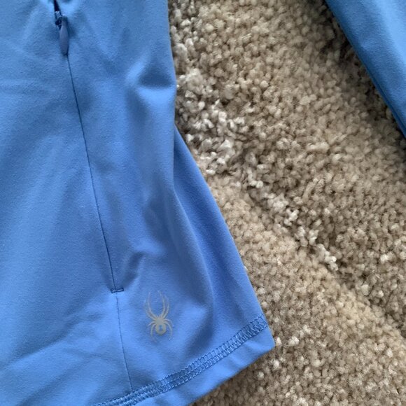 Women's Blue Spyder Active Zip Up Top/Sweater/Sport Jacket Size XS NEW - Picture 6 of 6